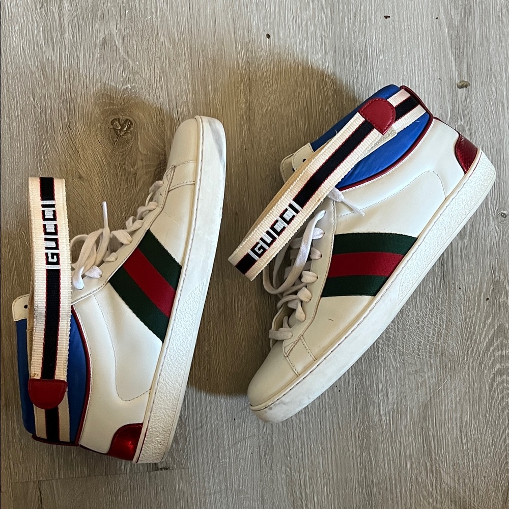 Gucci ACE Stripe High US sz7